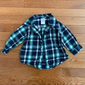 Gymboree Plaid Button Down Shirt
